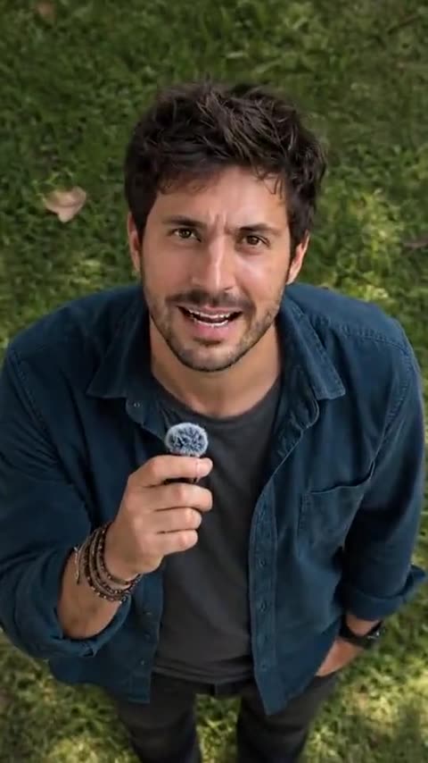 Cut one: the presenter in close-up, product in hand